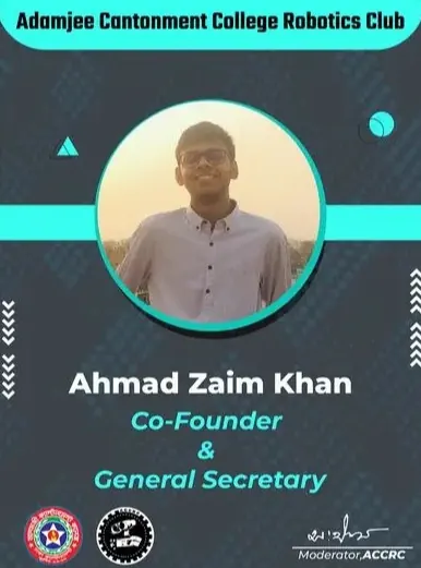 Ahmad Zaim Khan, Co-Founder & General Secretary