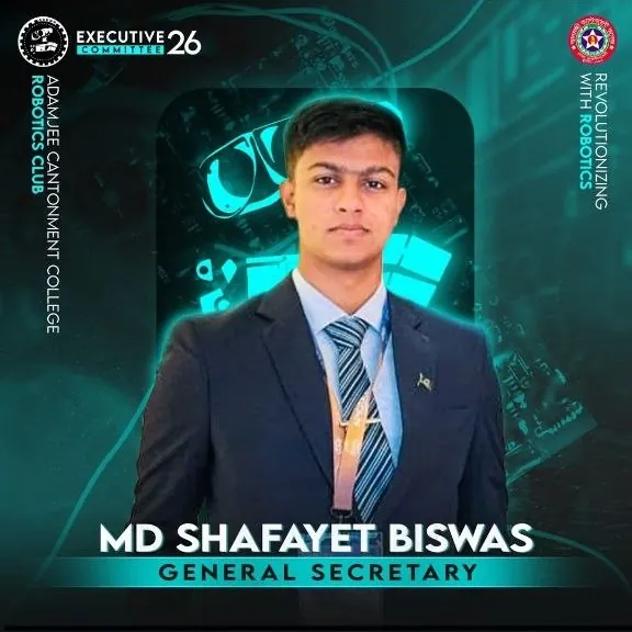 Md. Shafayet Biswas, General Secretary & CCP