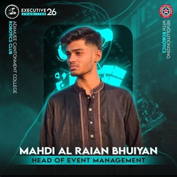 Mahdi Al Rayan Bhuiyan, Head of Event Management