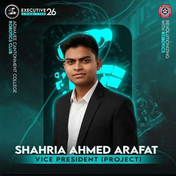 Shahria Ahmed Arafat, Vice President (Project)
