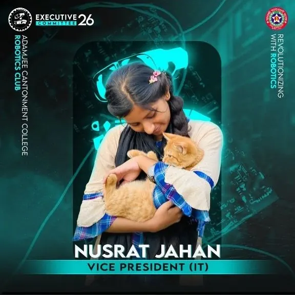 Nusrat Jahan, Vice President (IT)
