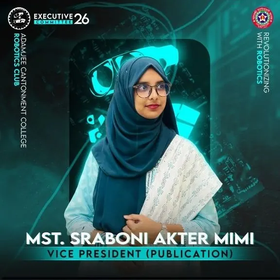 Mst. Sraboni Akter Mimi, Vice President (Publication)