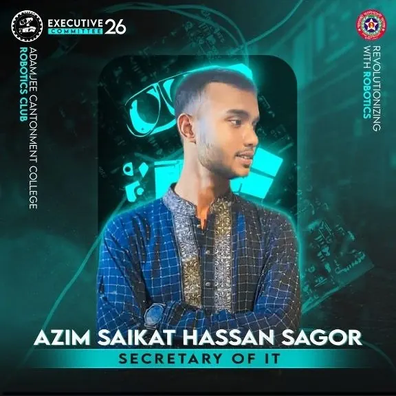 Azim Saikat Hassan Sagor, Secretary of IT