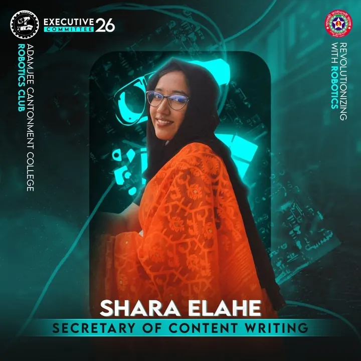 Shara Elahe, Secretary of Content Writing
